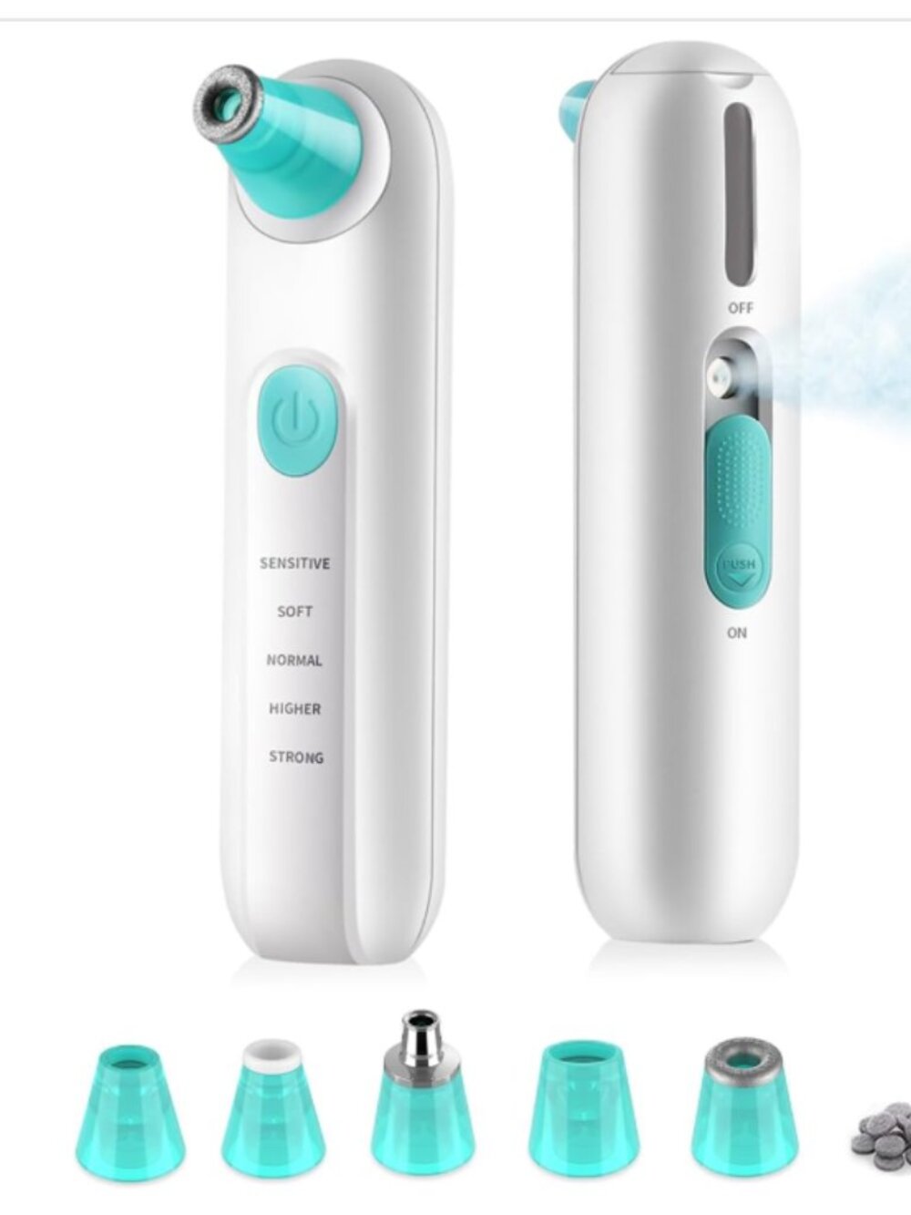 MSRP$85 | Kingdo 3-in-1 Microdermabrasion, Blackhead Remover & Nano FaceMist NIB
